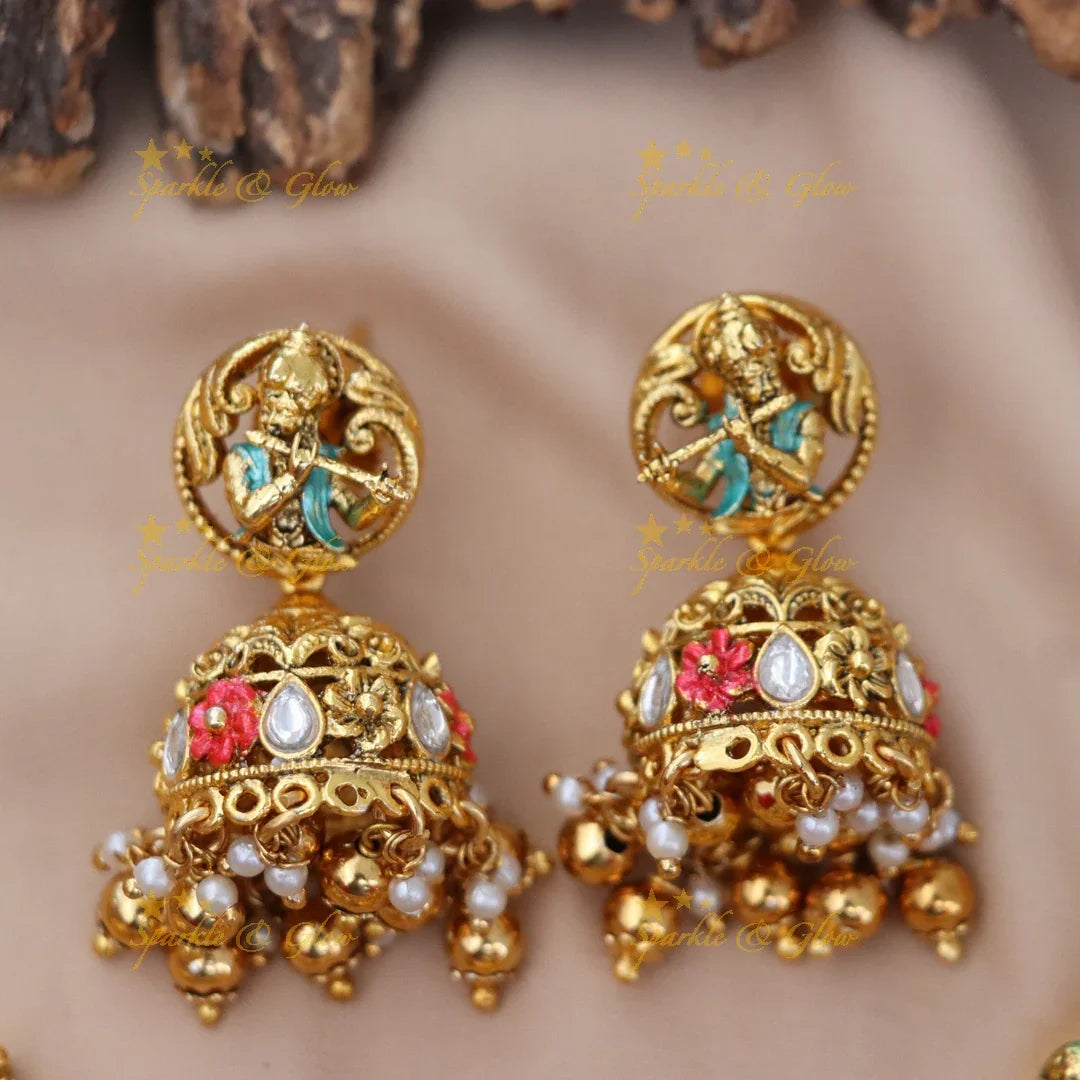 Exquisite Ram Sita Temple Necklace – A Festive Masterpiece