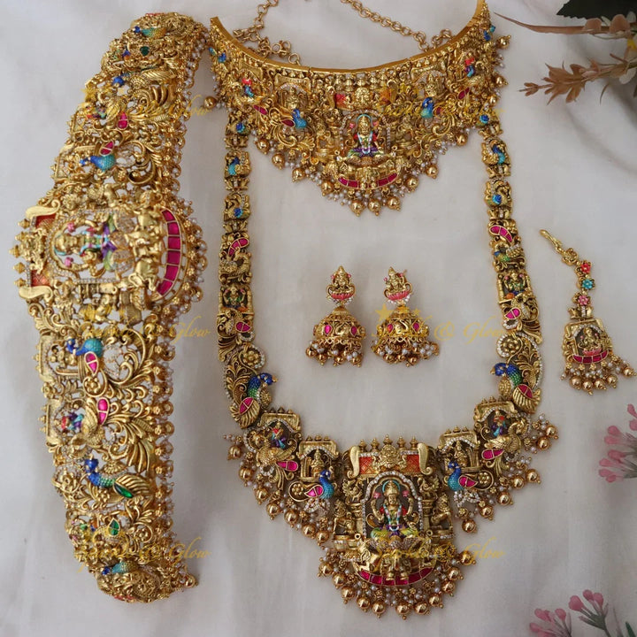 Exquisite Temple Jewellery Set for Bridal Elegance