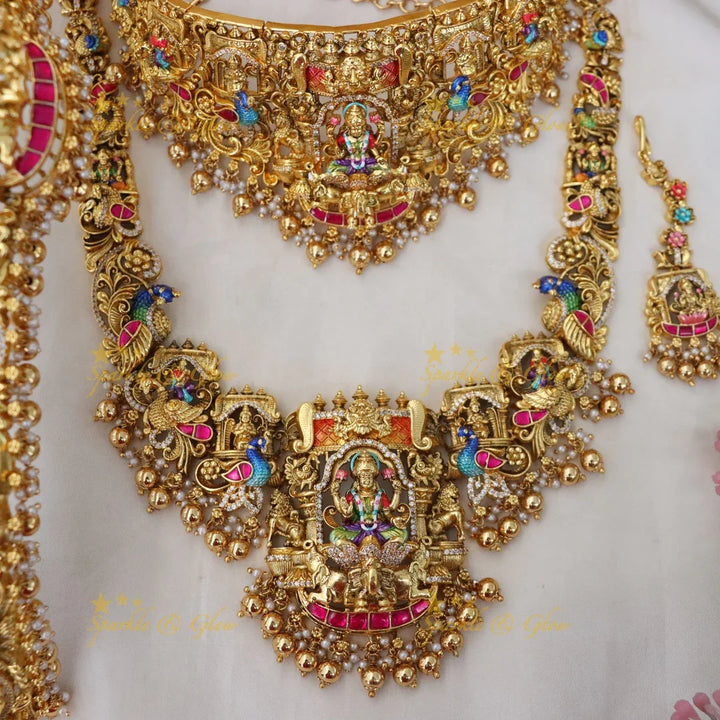 Exquisite Temple Jewellery Set for Bridal Elegance