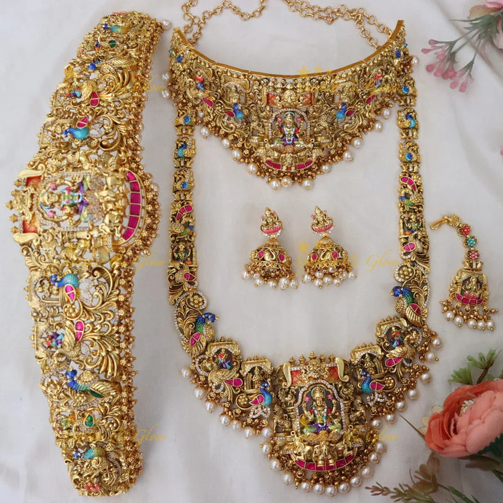 Exquisite Temple Jewellery Set for Bridal Elegance
