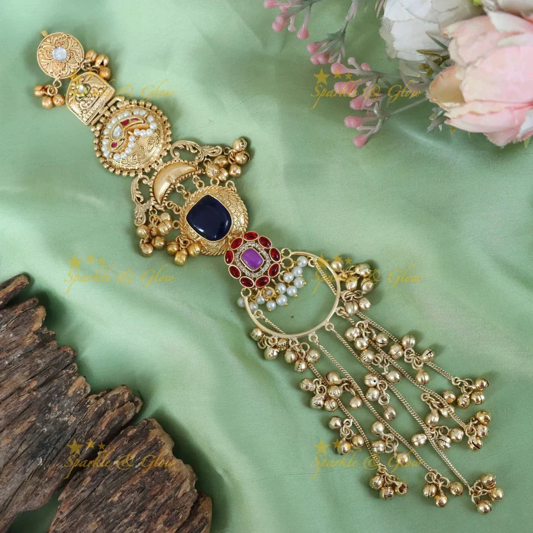 Exquisite Gold-Plated Pearl Jadabilla for Weddings