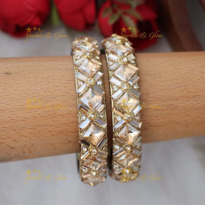 Elegant Crystal Glass Bangles for Weddings & Festivals