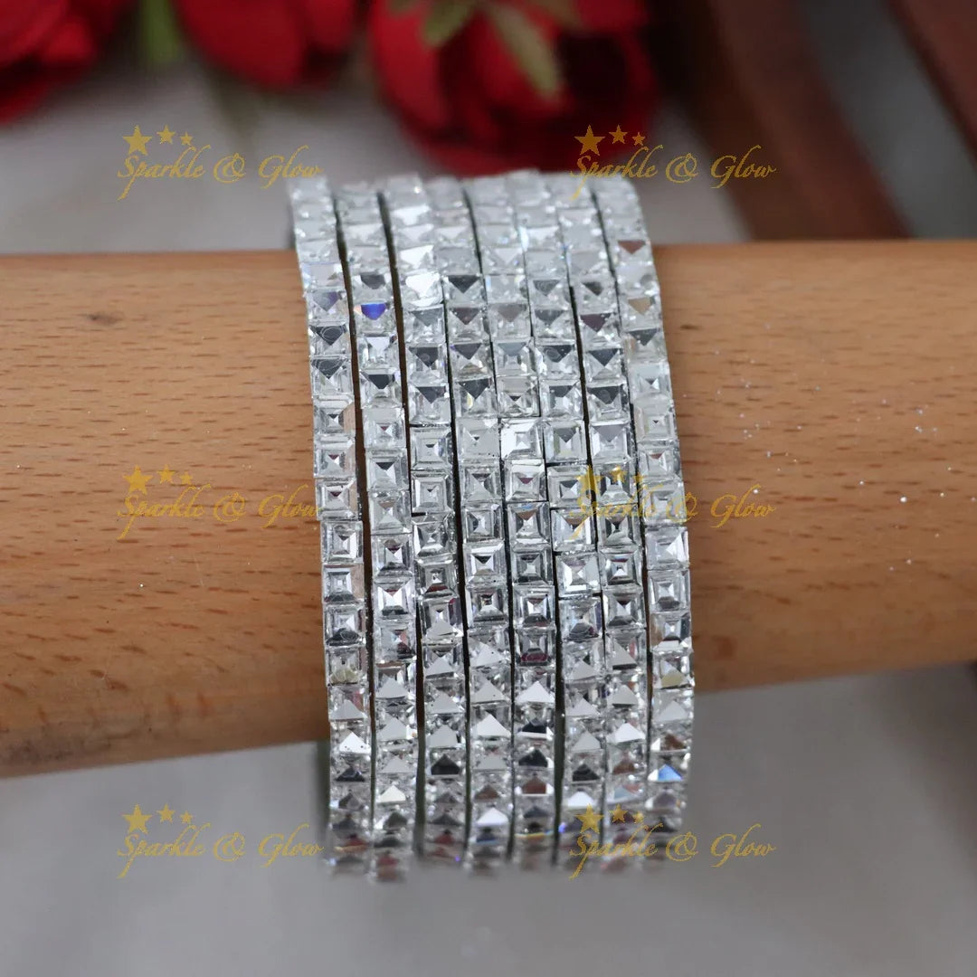Sparkling Festive Bangles Set for Weddings