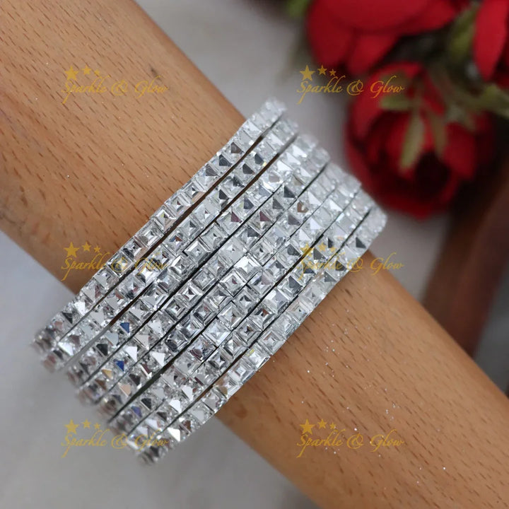 Sparkling Festive Bangles Set for Weddings