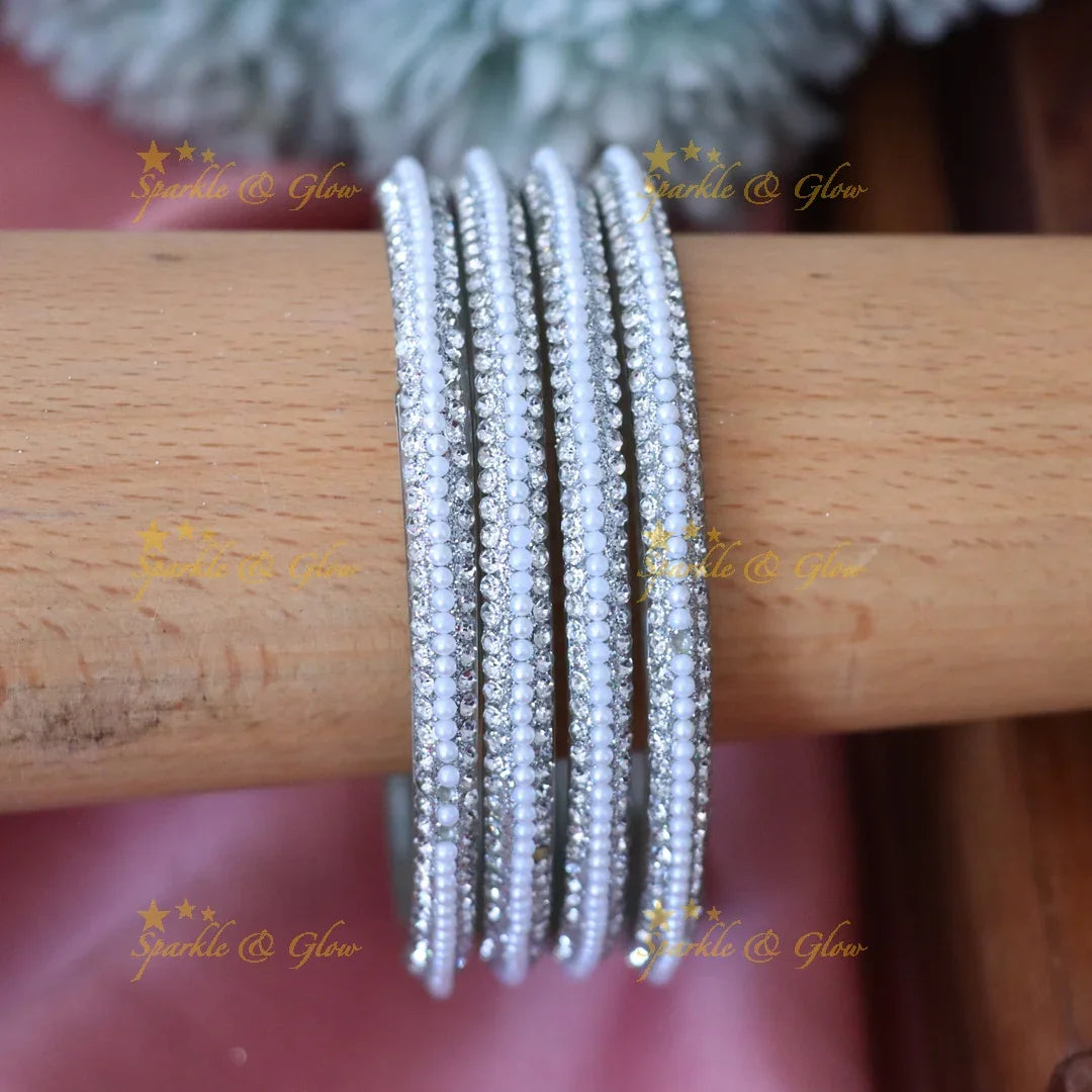 Sparkle & Shine: Silver Bangles for Festive Flair