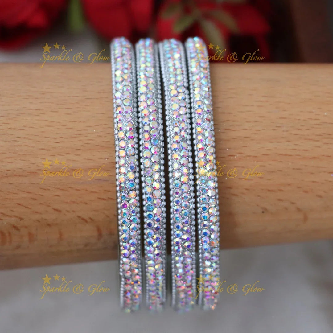 Sparkling Silver Bangles: Elevate Your Festive Style