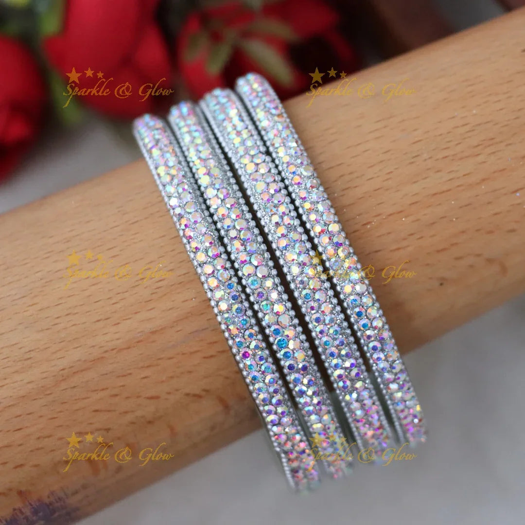 Sparkling Silver Bangles: Elevate Your Festive Style