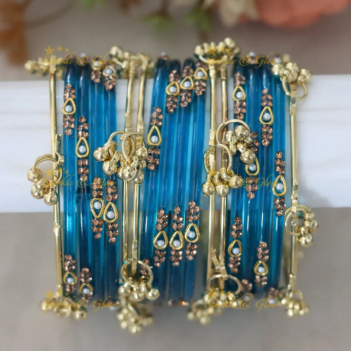 Elegant Red and Gold Bangles - Perfect for Weddings