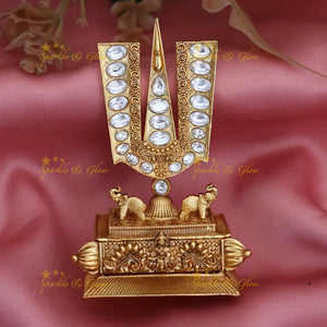 Exquisite Lord Venkateshwara Kumkum Box - Sparkle & Glow
