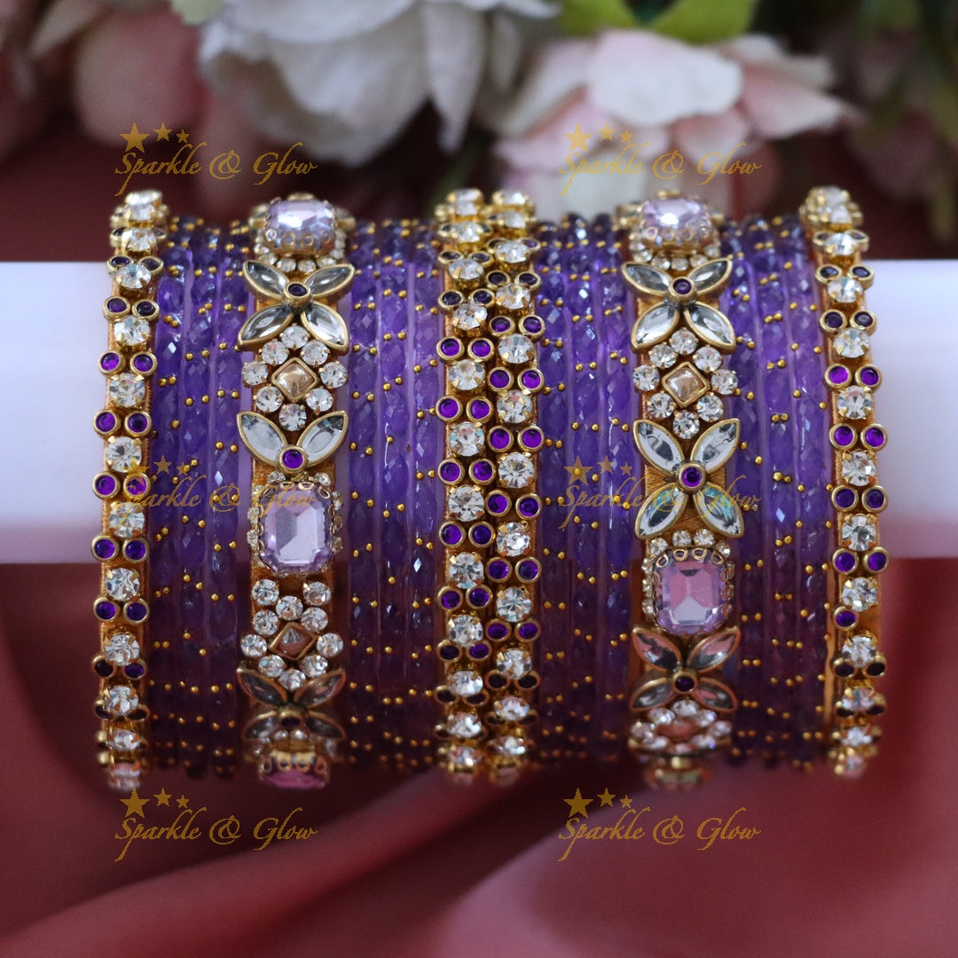 Radiant Silk Thread Bangle - Elegant Imitation Jewellery -TWO HANDS