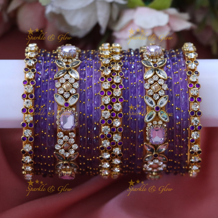 Radiant Silk Thread Bangle - Elegant Imitation Jewellery -TWO HANDS