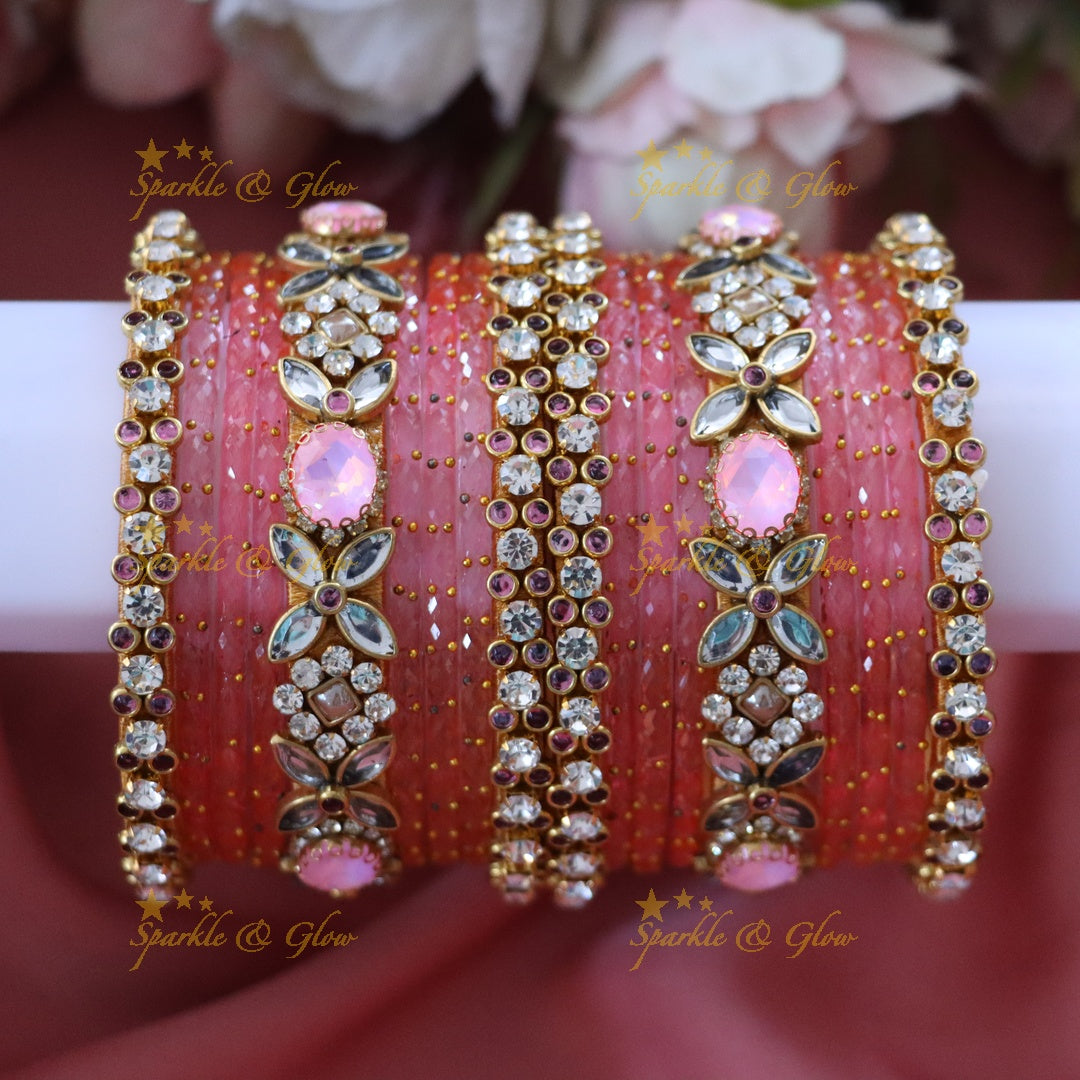 Radiant Silk Thread Bangle - Elegant Imitation Jewellery -TWO HANDS