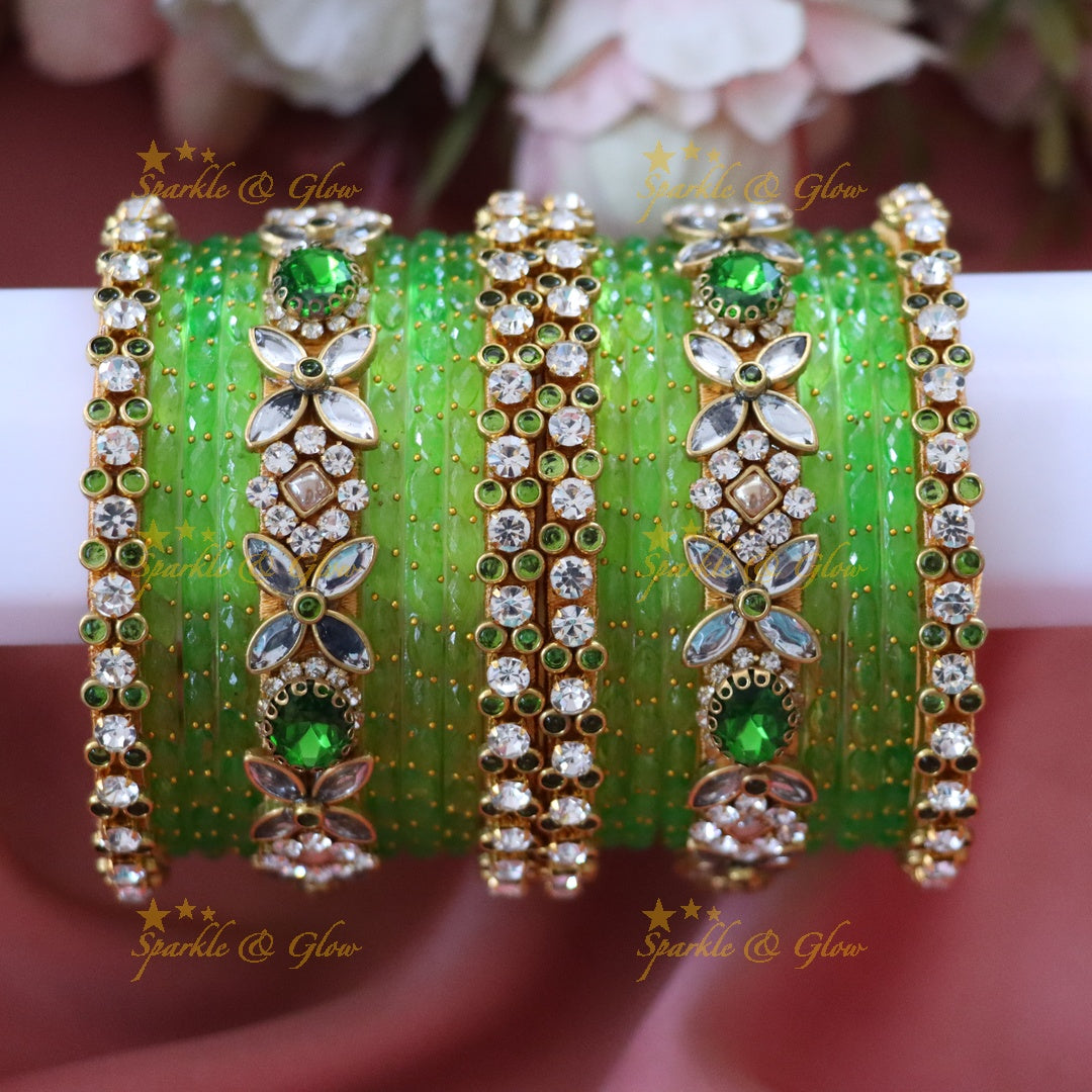 Radiant Silk Thread Bangle - Elegant Imitation Jewellery -TWO HANDS