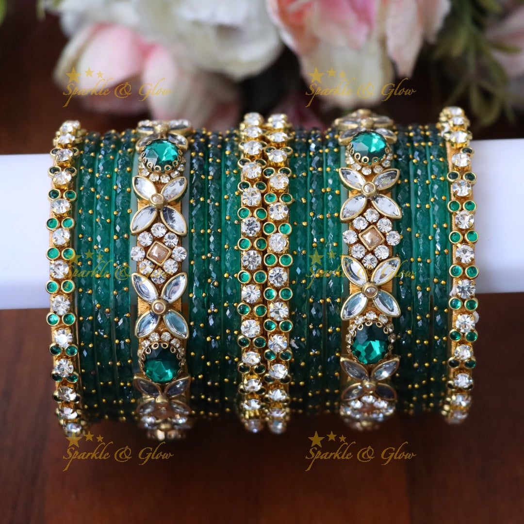 Radiant Silk Thread Bangle - Elegant Imitation Jewellery -TWO HANDS