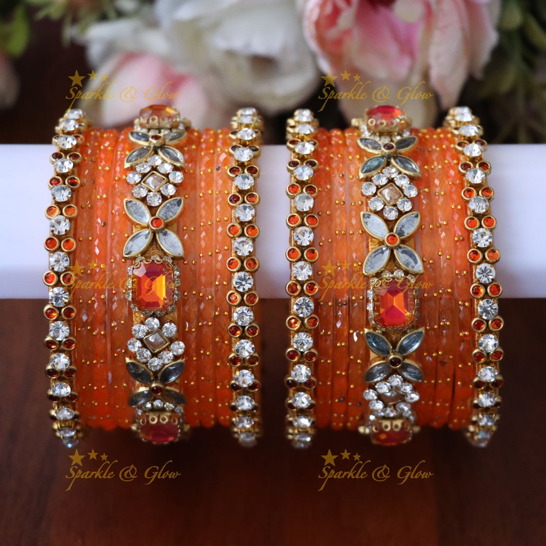 Radiant Silk Thread Bangle - Elegant Imitation Jewellery -TWO HANDS