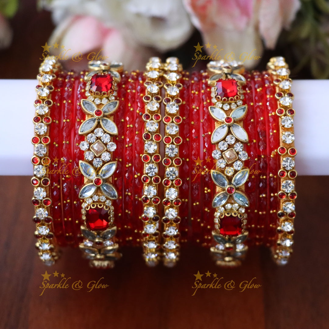 Radiant Silk Thread Bangle - Elegant Imitation Jewellery -TWO HANDS