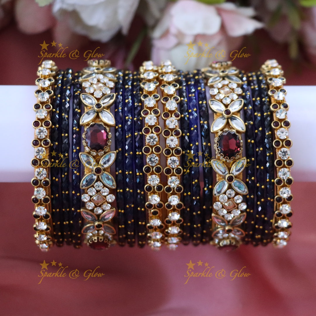 Radiant Silk Thread Bangle - Elegant Imitation Jewellery -TWO HANDS