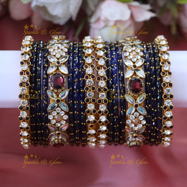 Radiant Silk Thread Bangle - Elegant Imitation Jewellery -TWO HANDS