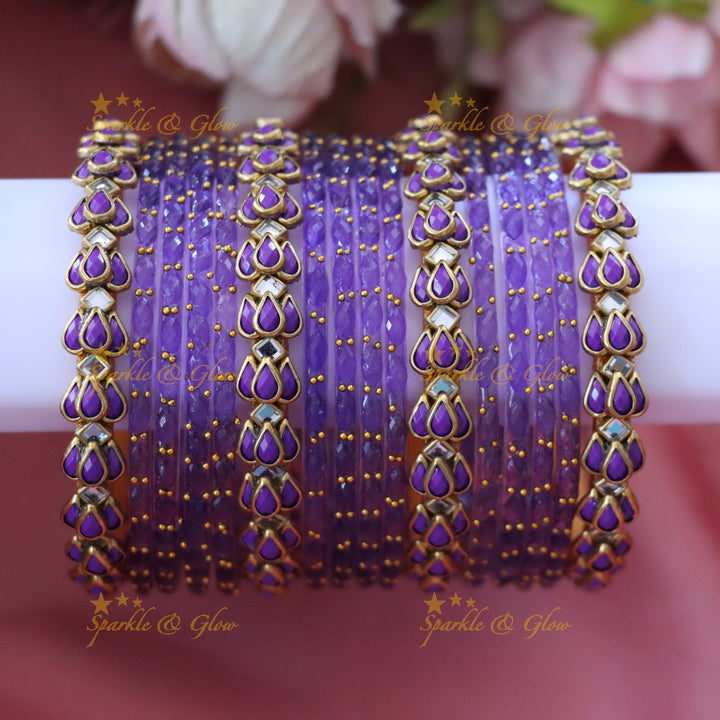 Elegant Gold Silk Thread Bangles for Festive Glam TWO HAND