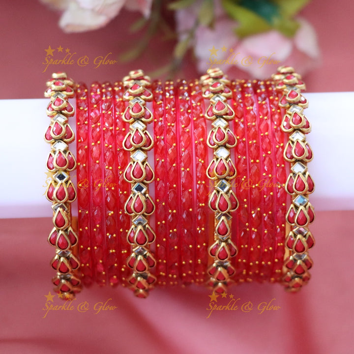 Elegant Gold Silk Thread Bangles for Festive Glam TWO HAND