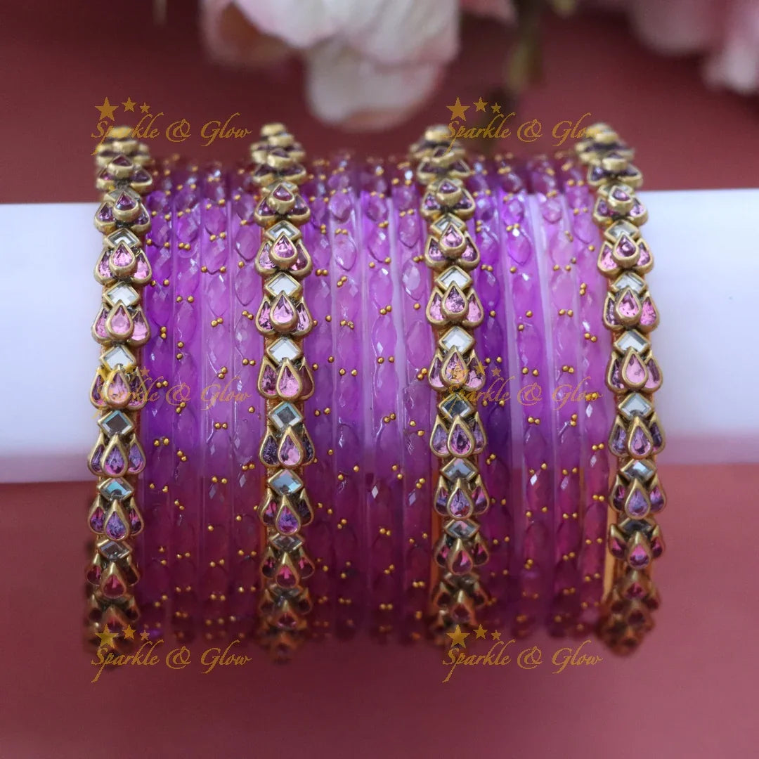 Elegant Gold Silk Thread Bangles for Festive Glam TWO HAND