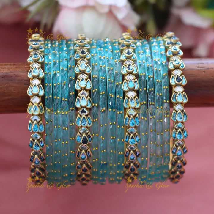 Elegant Gold Silk Thread Bangles for Festive Glam TWO HAND
