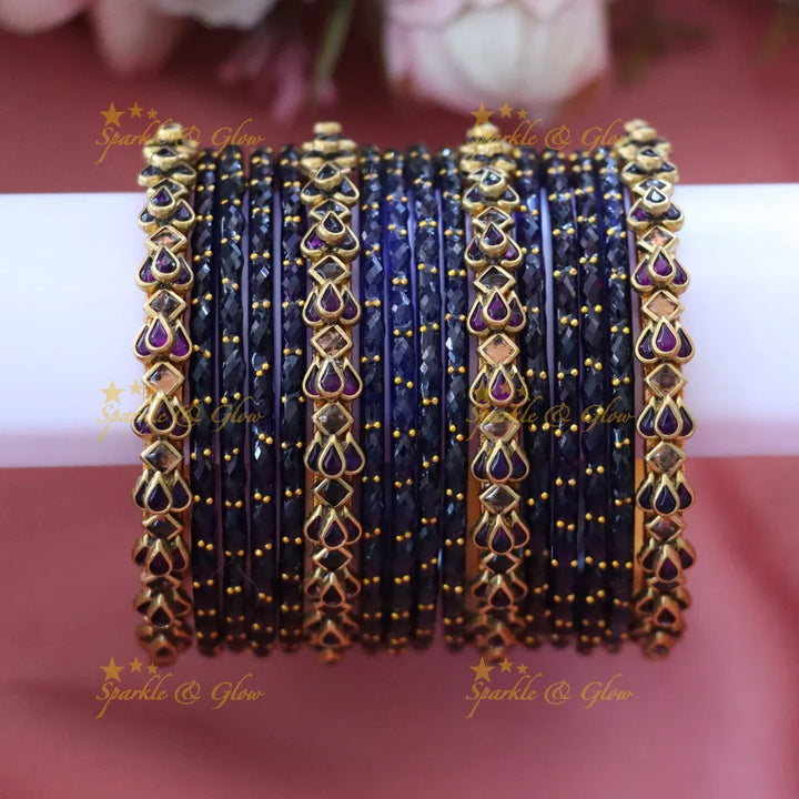 Elegant Gold Silk Thread Bangles for Festive Glam TWO HAND