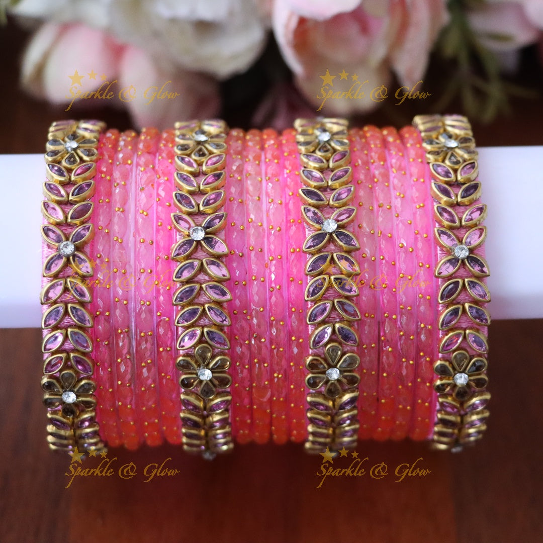 Elegant Silk Thread Bangle for Festive Celebrations TW0 HAND