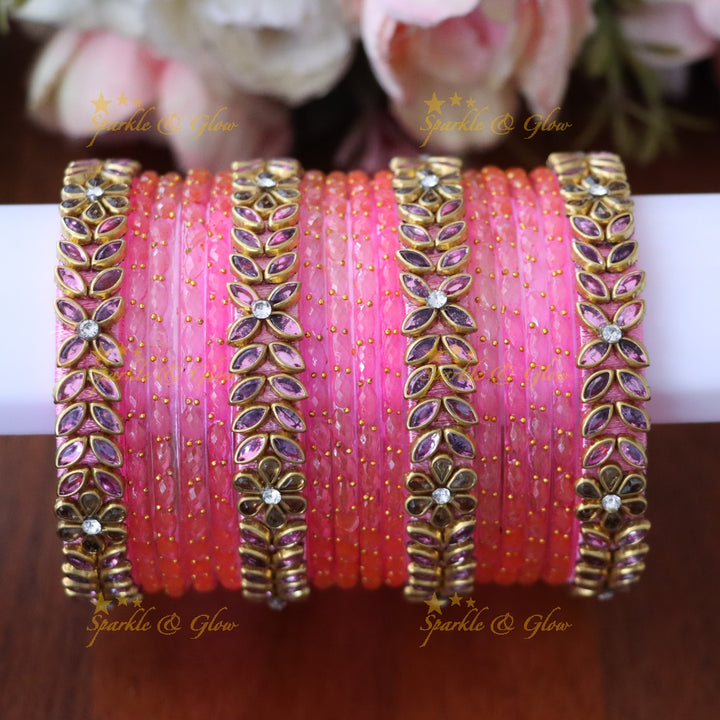 Elegant Silk Thread Bangle for Festive Celebrations TW0 HAND