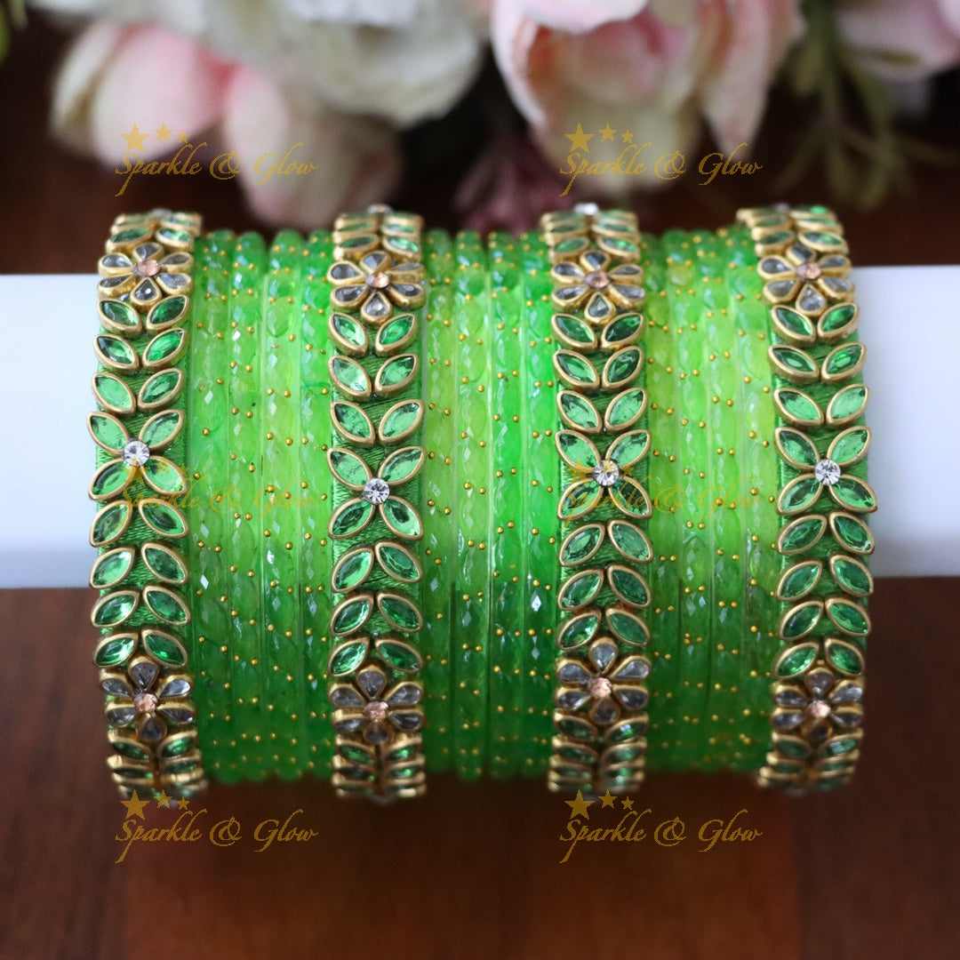 Elegant Silk Thread Bangle for Festive Celebrations TW0 HAND