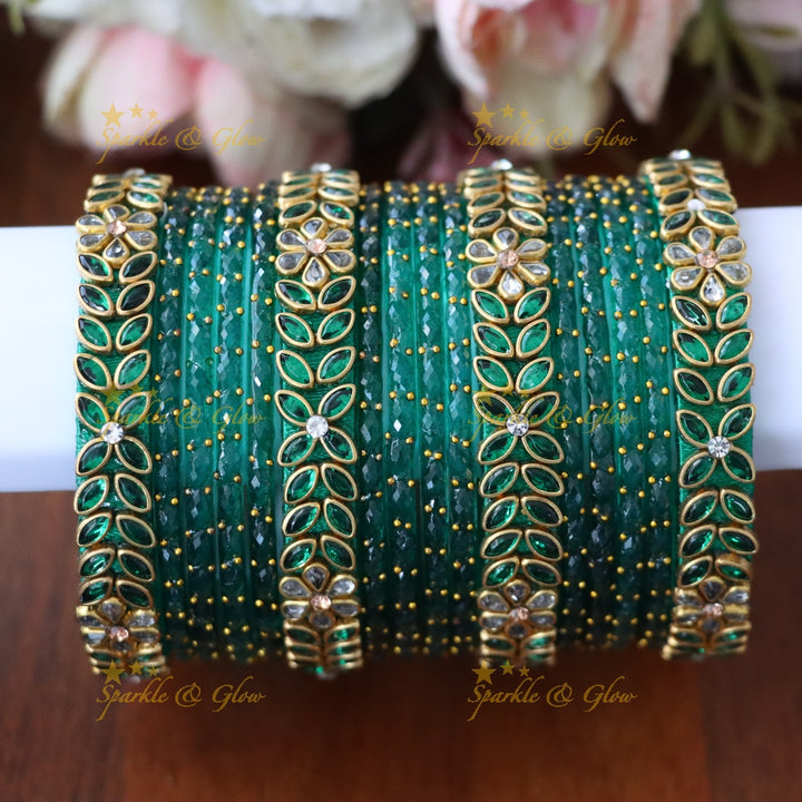 Elegant Silk Thread Bangle for Festive Celebrations TW0 HAND