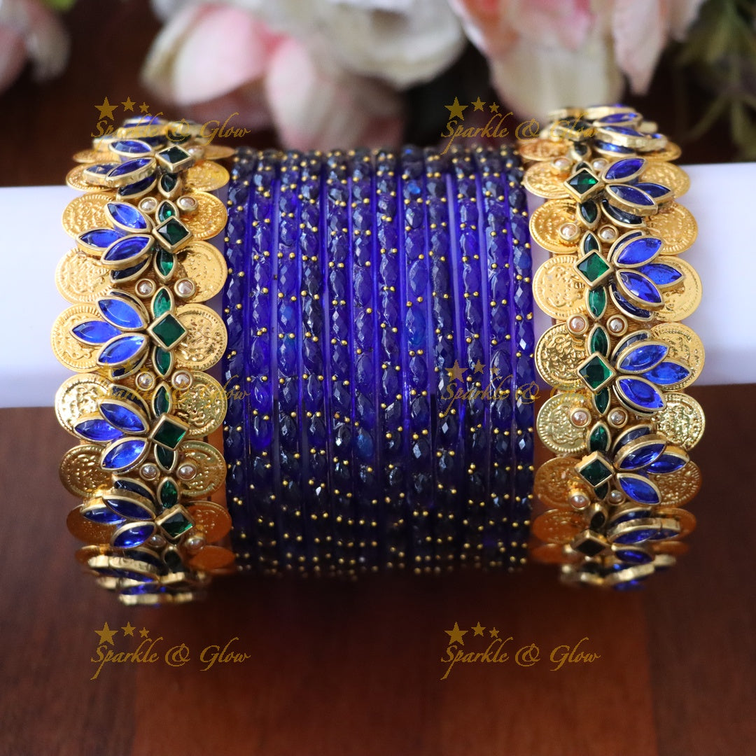 Exquisite Gold Coin Silk Bangle - Perfect Festive Accessory ONE HAND