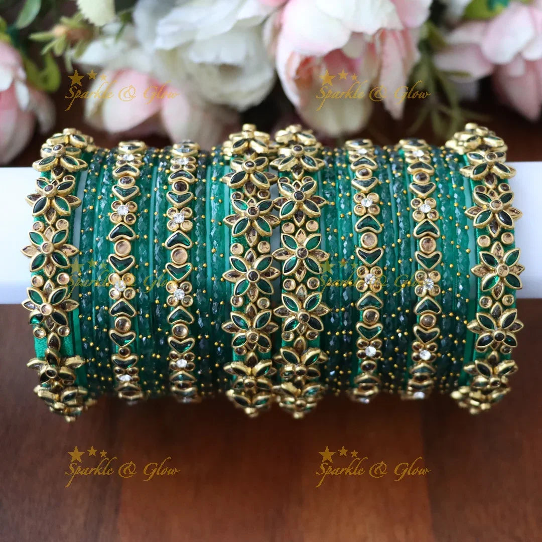 Premium Silk Thread Bangles - Wedding & Festive  TWO HAND