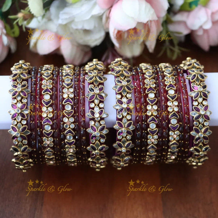 Premium Silk Thread Bangles - Wedding & Festive  TWO HAND