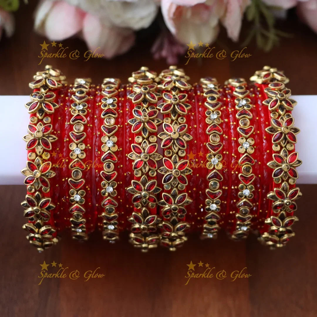 Premium Silk Thread Bangles - Wedding & Festive  TWO HAND