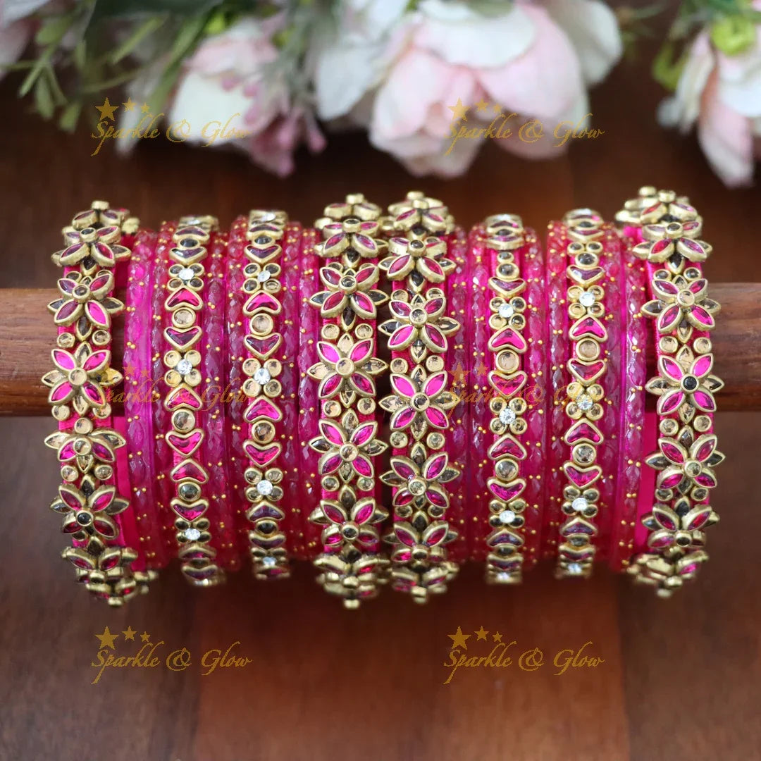 Premium Silk Thread Bangles - Wedding & Festive  TWO HAND