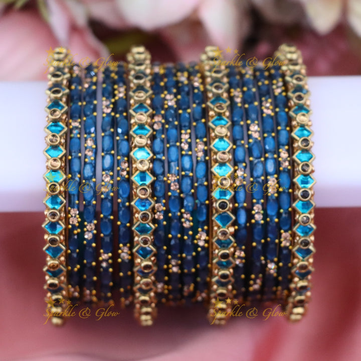 Elegant Silk Thread Gold Bangles for Festive Occasions ONE HAND