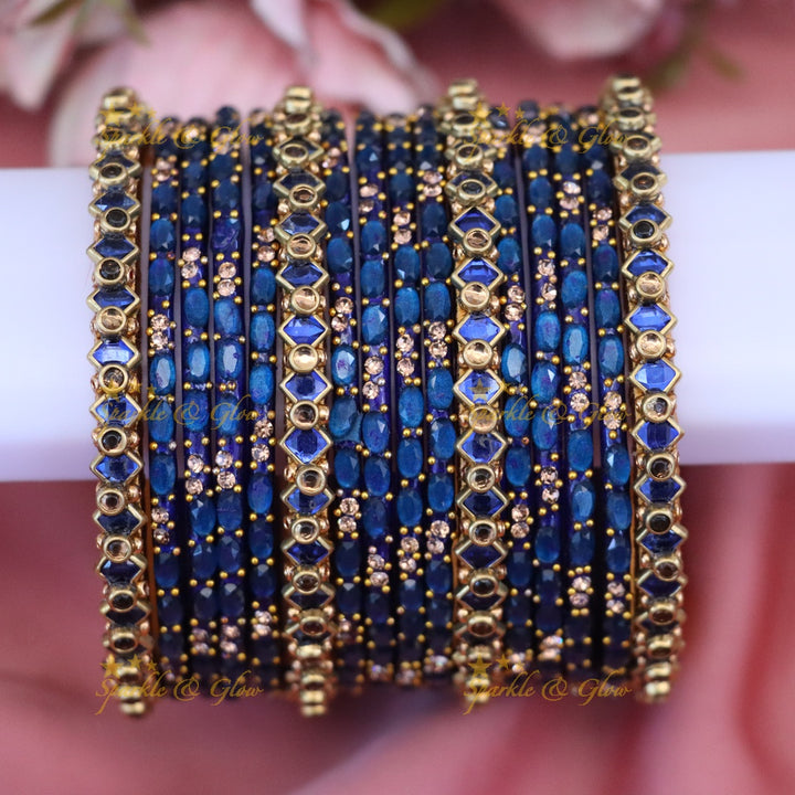 Elegant Silk Thread Gold Bangles for Festive Occasions ONE HAND