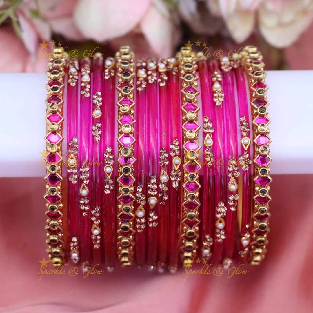 Elegant Silk Thread Gold Bangles for Festive Occasions ONE HAND