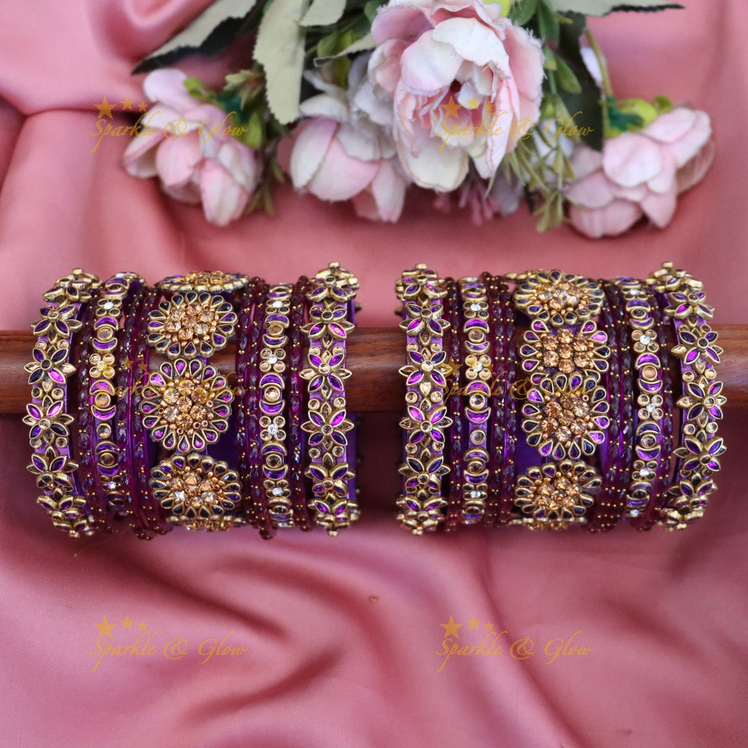 Exquisite Silk Thread Bangles for Festive Weddings TWO HANDS