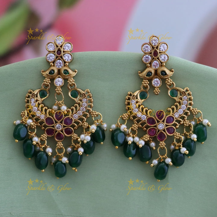 Exquisite Gold Chandelier Earrings for Festive Glamour