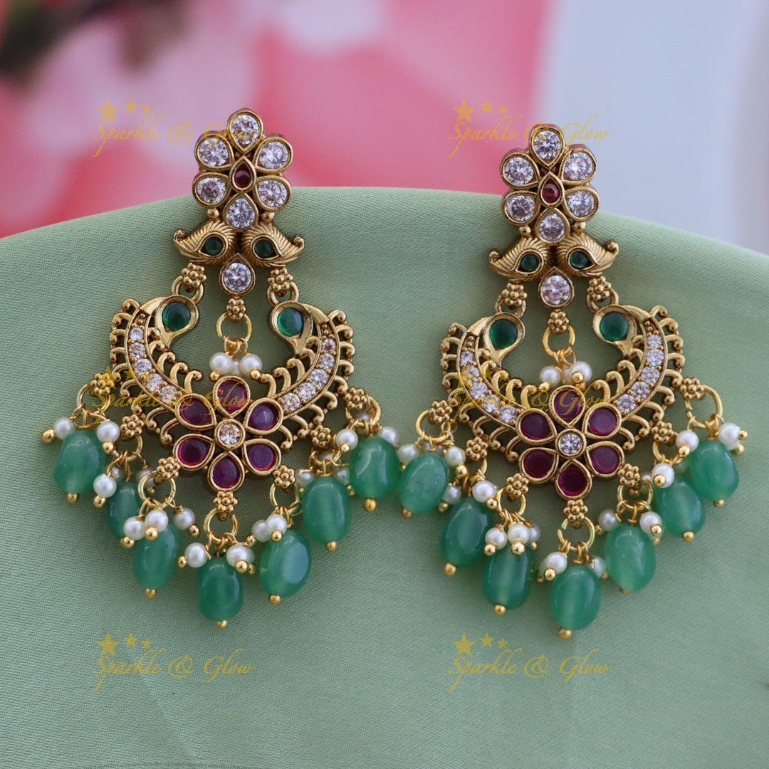 Exquisite Gold Chandelier Earrings for Festive Glamour
