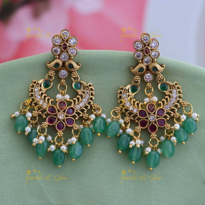 Exquisite Gold Chandelier Earrings for Festive Glamour