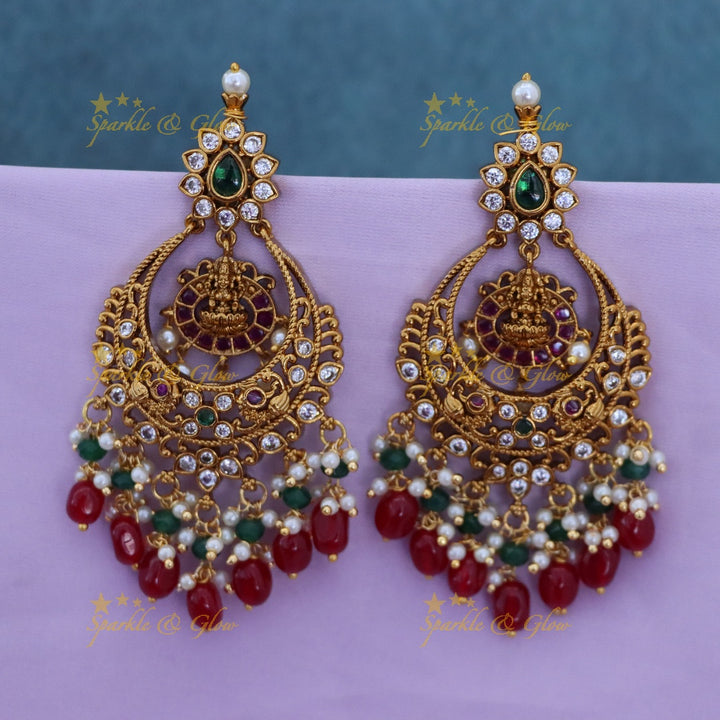 Exquisite Gold Chandbali Earrings for Festive Glam