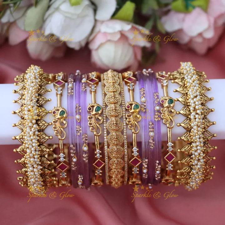 Elegance Redefined: Lakshmi Bangle Set Collection