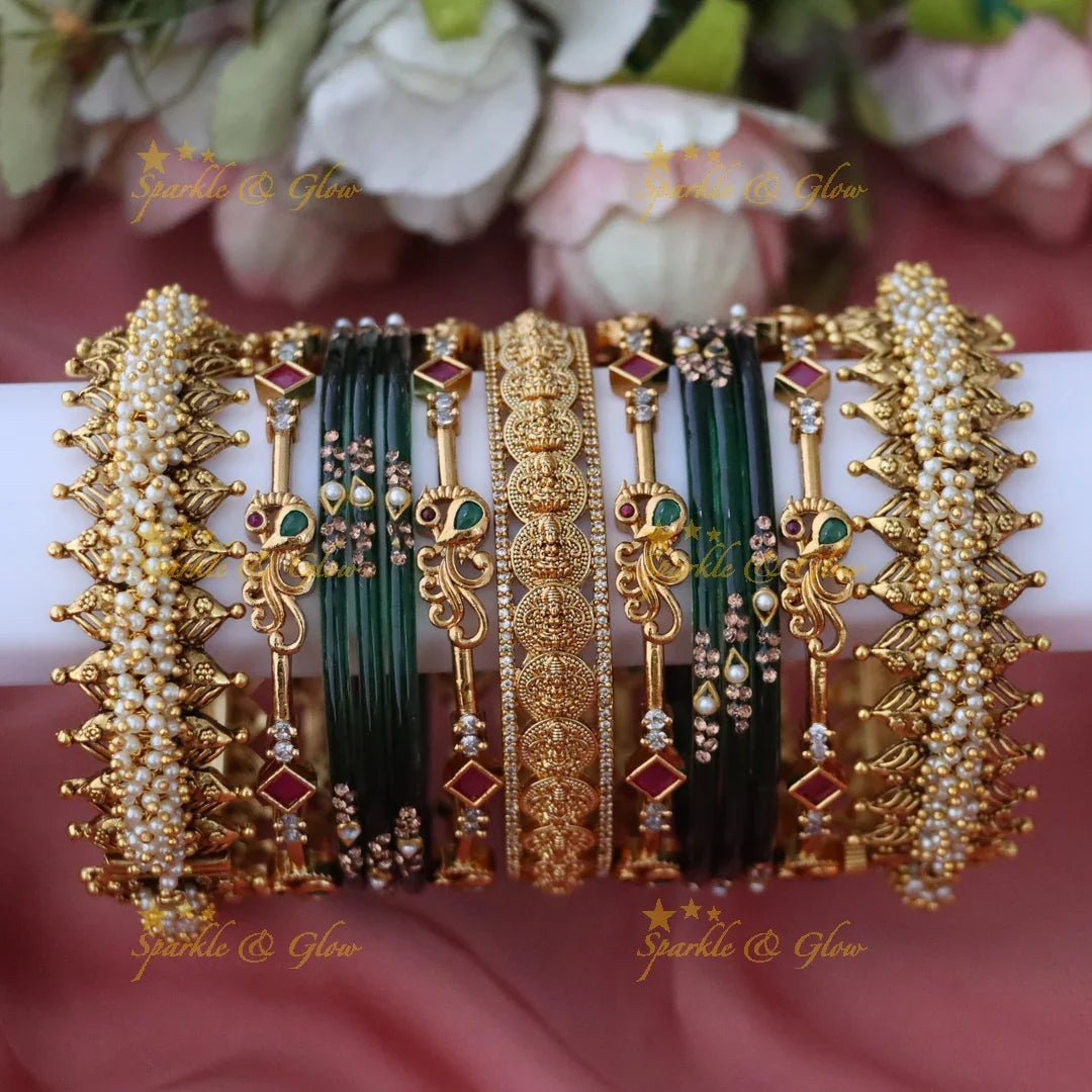 Elegance Redefined: Lakshmi Bangle Set Collection