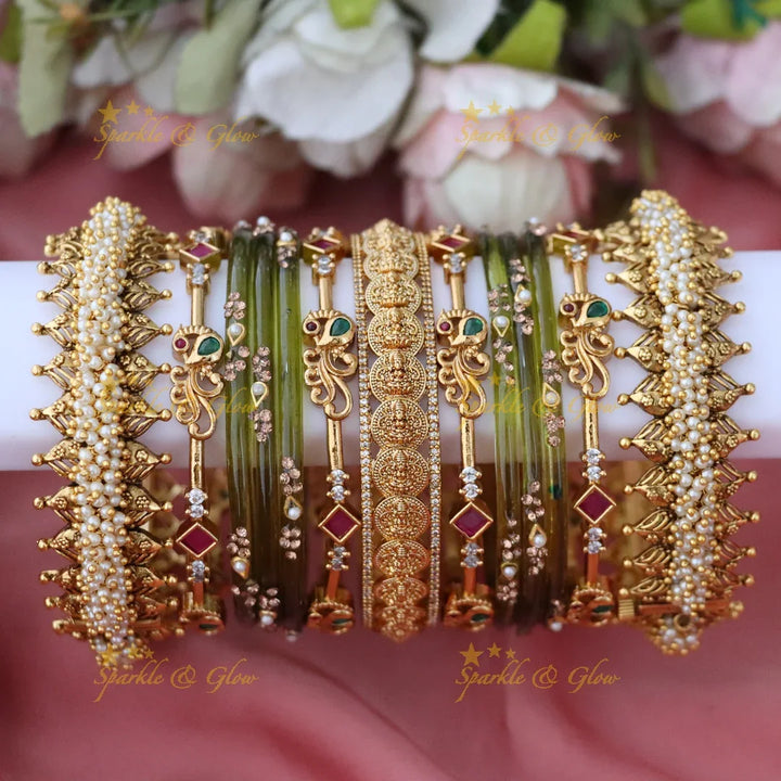 Elegance Redefined: Lakshmi Bangle Set Collection