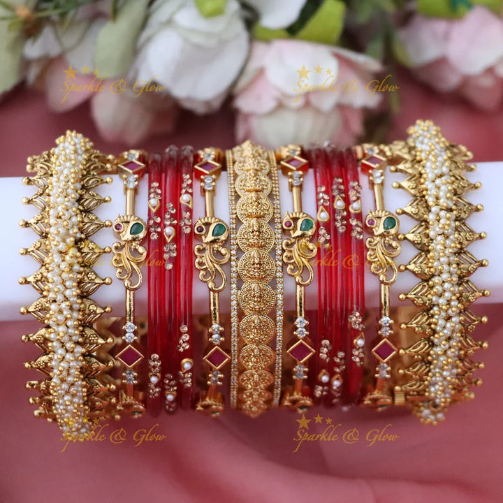 Elegance Redefined: Lakshmi Bangle Set Collection