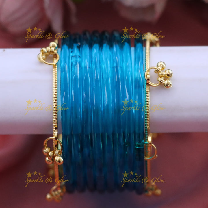 Exquisite Lakshmi Bridal Bangle Set - Floral Design