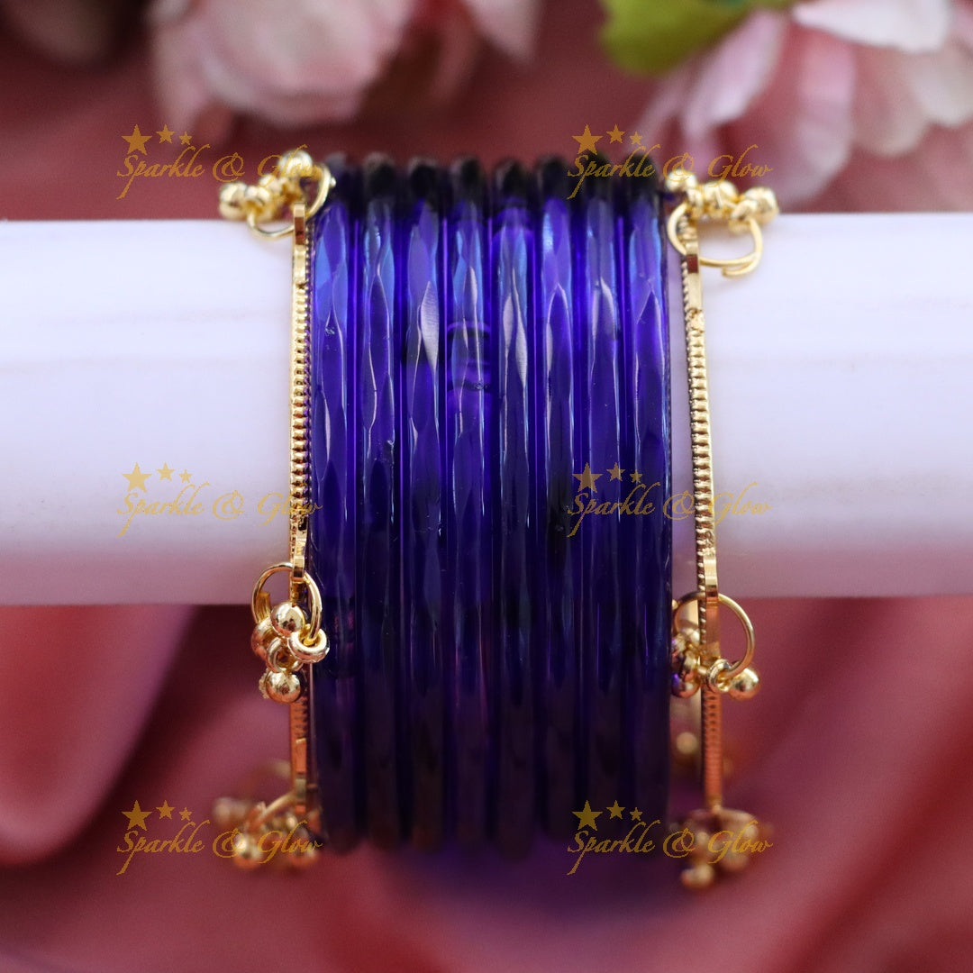 Exquisite Lakshmi Bridal Bangle Set - Floral Design